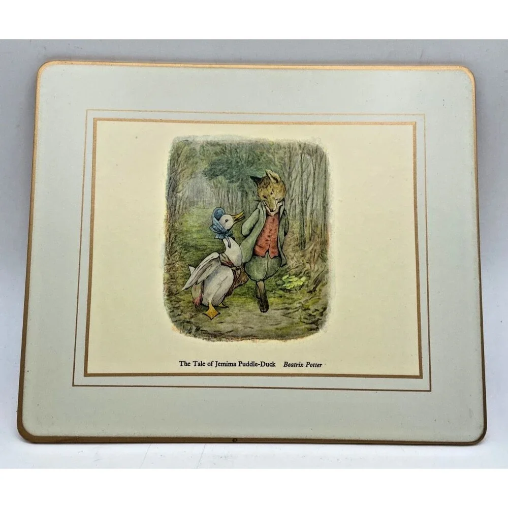 Beatrix Potter Placemats Set of 6 Lady Clare Matador 9.5